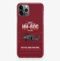 Thumbnail for Sikorsky HH-60G Pave Hawk design on dark red magsafe iphone case, for iPhone Pro Max