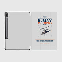 Thumbnail for Kaman K-1200 K-MAX design on light gray samsung tablet tablet case