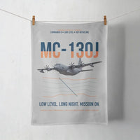 Thumbnail for MC-130J COMMANDO II design on light gray towel