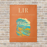 Thumbnail for Guanacaste Airport LIR - Canvas Framed - Orange