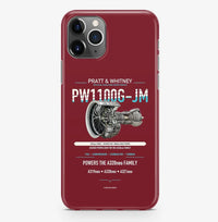 Thumbnail for PW1100G-JM Case ProMax design on dark red iphone case promax