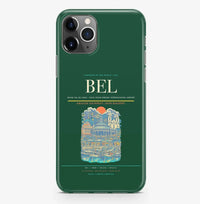 Thumbnail for Belem Airport (BEL) design on dark green iPhone 16 Pro MagSafe case