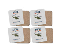 Thumbnail for Bell AH-1G Cobra design on light gray 4 pieces set coaster