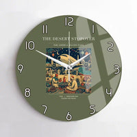 Thumbnail for VINTAGE G4090 - The Desert Stopover - Designed Wall Clocks design on greenarmy no-frame