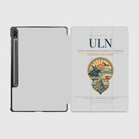 Thumbnail for Chinggis Khaan International Airport (ULN) design on light gray samsung tablet tablet case