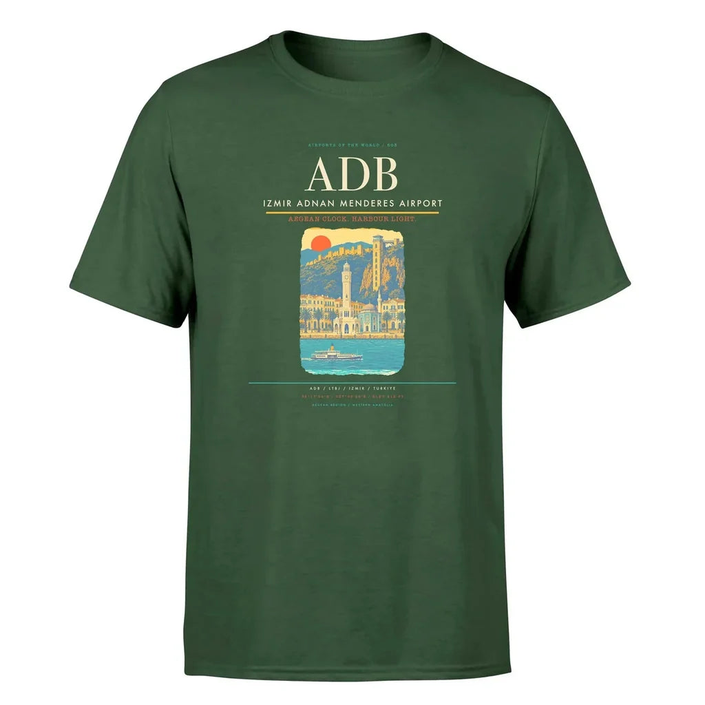 Izmir Airport (ADB) Premium T-Shirt Dark Green