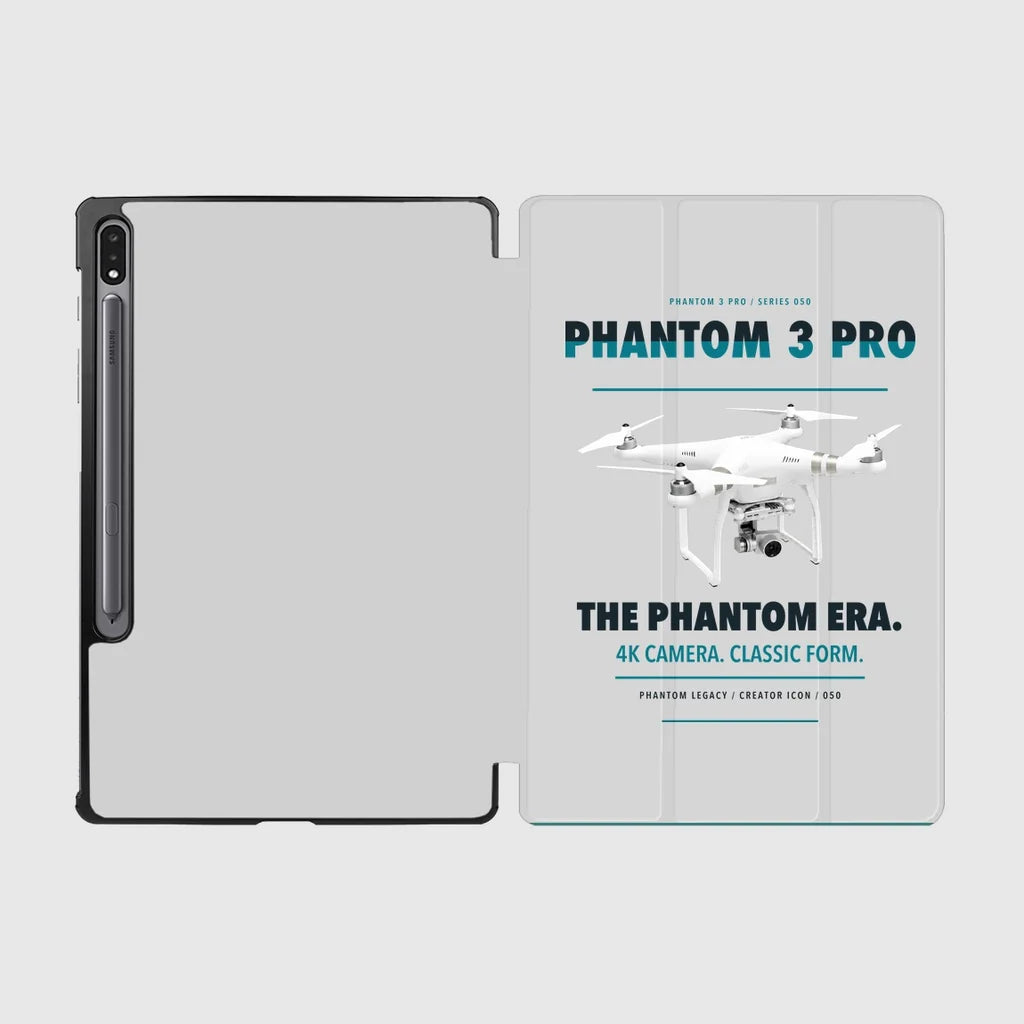 DJI Phantom 3 Professional design on light gray samsung tablet tablet case