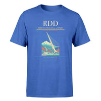Thumbnail for Redding Regional Airport (RDD) T-Shirt single-side front print in Blue | redding-regional-airport-rdd-double-side-t-shirt