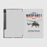 Thumbnail for Westland Wasp HAS1 design on light gray samsung tablet tablet case