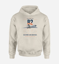Thumbnail for Avro Vulcan B2 design on khaki double-side hoodie, single-side print