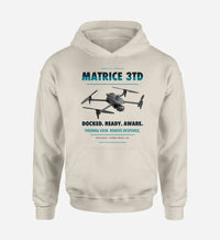 Thumbnail for DJI Matrice 3TD design on khaki hoodie single side