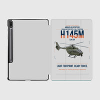Thumbnail for Airbus Helicopters H145M LUH SOF design on light gray samsung tablet tablet case