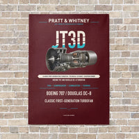 Thumbnail for JT3D vertical canvas print - no frame - dark red background