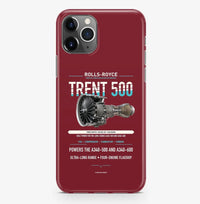 Thumbnail for TRENT 500 Case ProMax design on dark red iphone case promax
