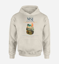 Thumbnail for Misawa Air Base (MSJ) design on khaki hoodie single-side print