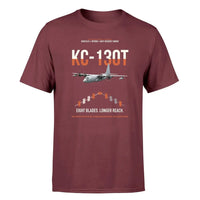 Thumbnail for KC-130T NP2000 design on dark red double-side t-shirt, single-side print