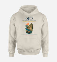 Thumbnail for Ohrid St. Paul the Apostle Airport (OHD) design on khaki hoodie single-side print