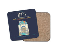 Thumbnail for M. R. Stefanik Airport BTS Coaster 1-Piece - Navy Blue