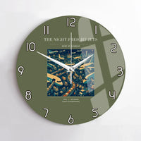 Thumbnail for VINTAGE G4133 - The Night Freight Jets - Designed Wall Clocks design on greenarmy no-frame