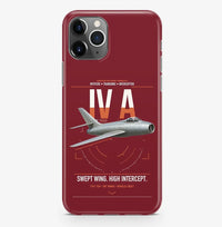 Thumbnail for Dassault Mystère IV A design on dark red magsafe iphone case, for iPhone Pro Max