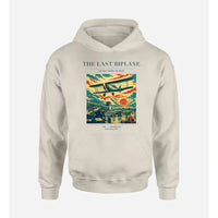 Thumbnail for VINTAGE G4054 - The Last Biplane - Premium Hoodie design on khaki premium