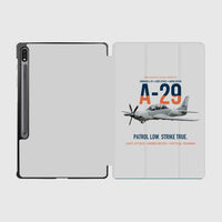 Thumbnail for A-29 Super Tucano Light Attack design on light gray samsung tablet tablet case