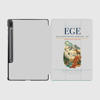 Thumbnail for Eagle County Regional Airport (EGE) design on light gray samsung tablet tablet case