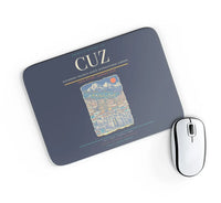 Thumbnail for Alejandro Velasco Astete International Airport CUZ Mouse-Pad Rectangle - Navy Blue
