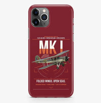 Thumbnail for Fairey Swordfish Mk I design on dark red magsafe iphone case, for iPhone Pro Max