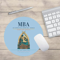 Thumbnail for Moi International Airport (MBA) design on light blue round mouse pad
