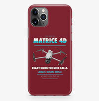 Thumbnail for DJI Matrice 4D Case ProMax design on dark red iphone case promax