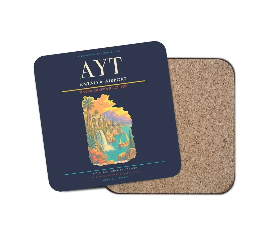 Antalya Airport AYT Coaster 1-Piece - Navy Blue