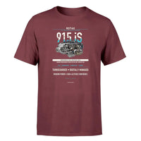 Thumbnail for 915 iS design on dark red single side