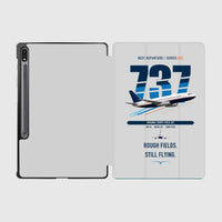 Thumbnail for Boeing 737-200 design on light gray samsung tablet tablet case