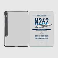 Thumbnail for Nord 262A design on light gray samsung tablet tablet case