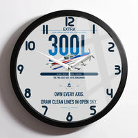 Thumbnail for Extra 300L design on light gray framed wall clock