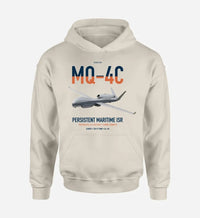 Thumbnail for MQ-4C Triton IFC-4 design on khaki double-side hoodie, single-side print