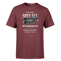 Thumbnail for SPEY 511 design on dark red single side