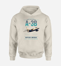 Thumbnail for A-3B Skywarrior design on khaki double-side hoodie