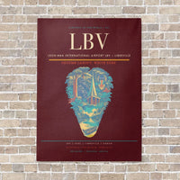 Thumbnail for Leon-Mba International Airport LBV — Libreville vertical canvas print - no frame - dark red background