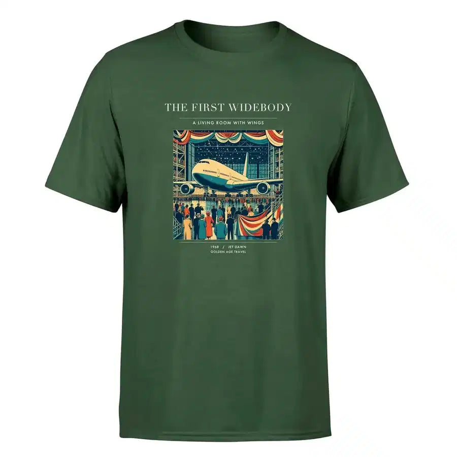VINTAGE G4134 - The First Widebody - Premium T-Shirt design on darkgreen premium t shirt