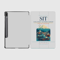 Thumbnail for Sitka Rocky Gutierrez Airport (SIT) design on light gray samsung tablet tablet case
