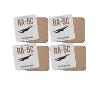 Thumbnail for RA-5C Vigilante design on light gray 4 pieces set coaster