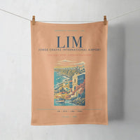Thumbnail for Lima Jorge Chavez International Airport (LIM) design on orange towel