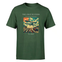 Thumbnail for VINTAGE G4027 - The Crop Dusters - Premium T-Shirt design on darkgreen premium t shirt