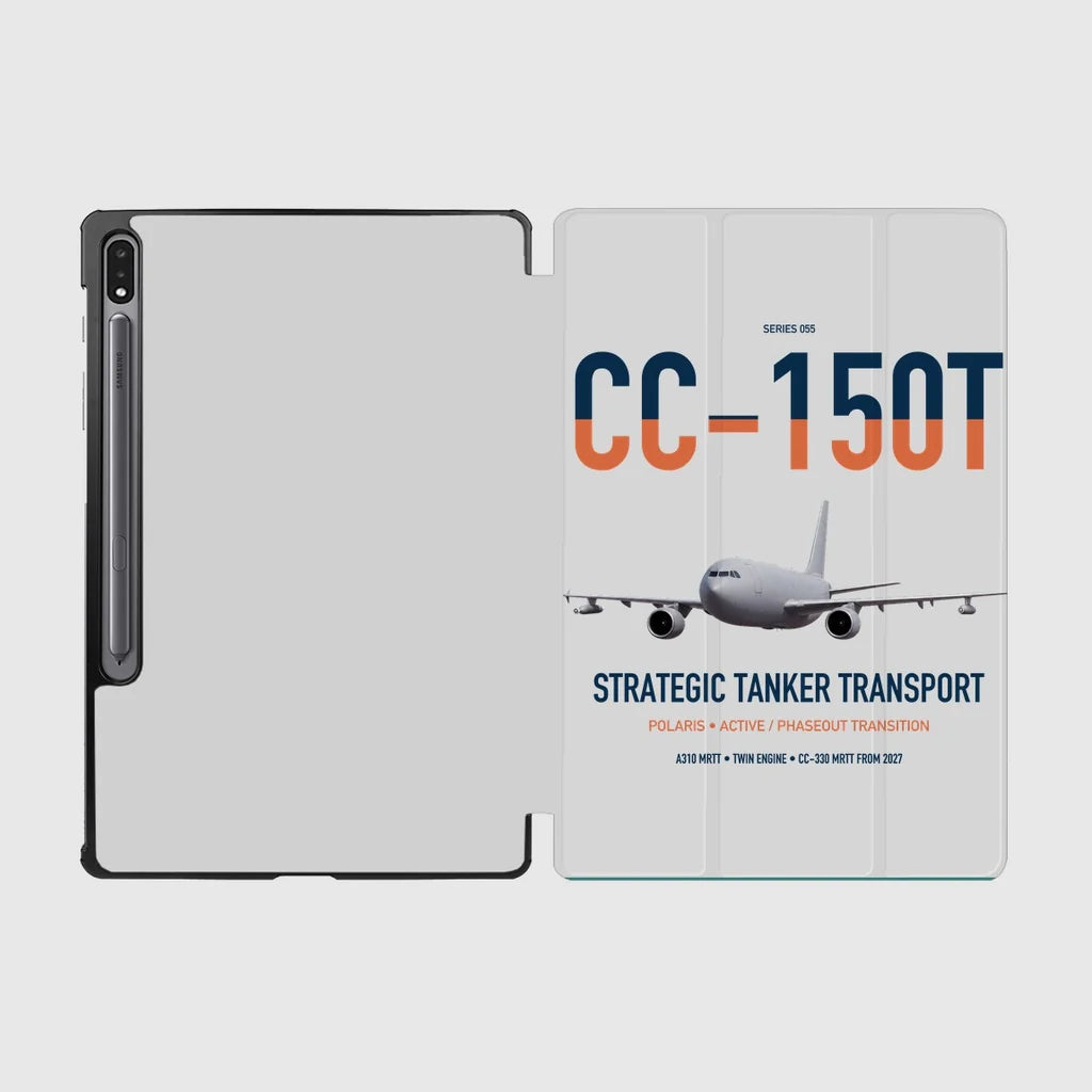 Airbus CC-150T Polaris design on light gray samsung tablet tablet case