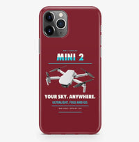 Thumbnail for DJI Mini 2 Case ProMax design on dark red iphone case promax