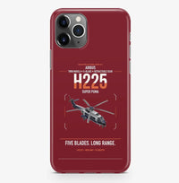 Thumbnail for Airbus H225 design on dark red magsafe iphone case, for iPhone Pro Max