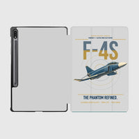 Thumbnail for F-4S Phantom II design on light gray samsung tablet tablet case