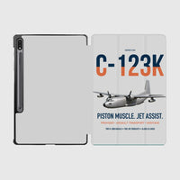 Thumbnail for C-123K Provider design on light gray samsung tablet tablet case